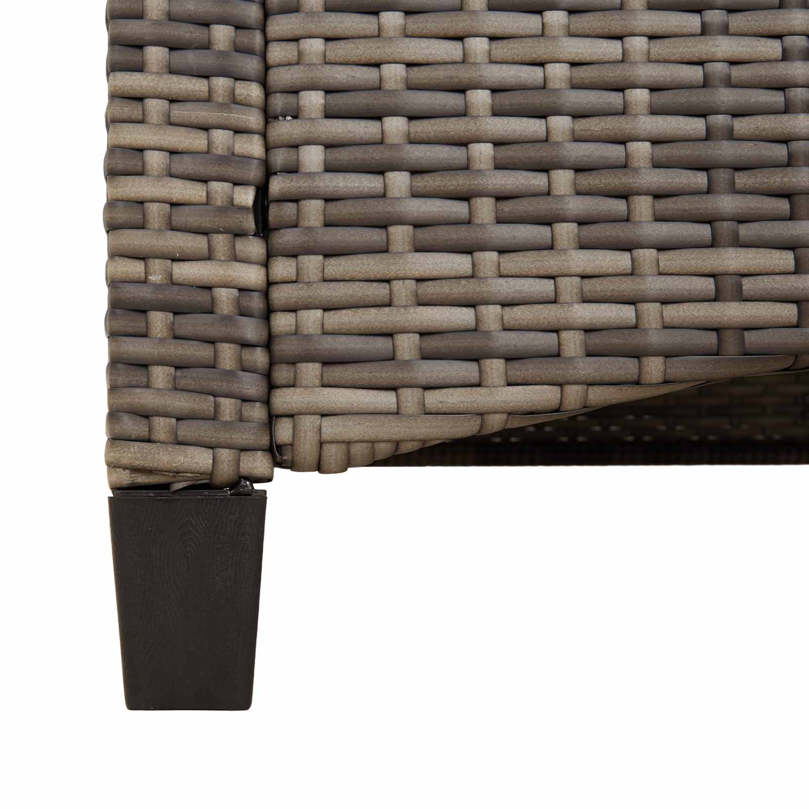 Vrtna klupa s jastukom Siva i tamno siva 105 x 60 x 112 cm