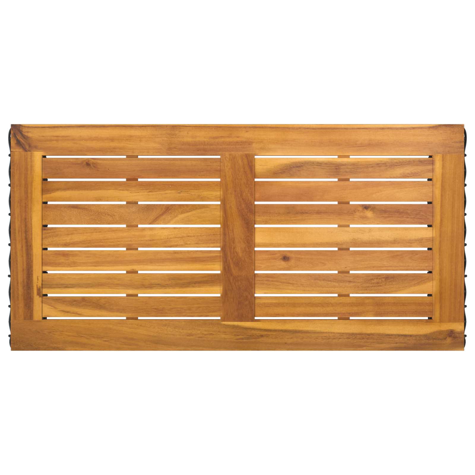 Set vanjskog namještaja s jastukom 4 pcs Crna i krem-bijela