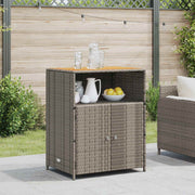 Cabinet s policom Siva 70 x 50 x 87 cm Poliester i Roly Rattan