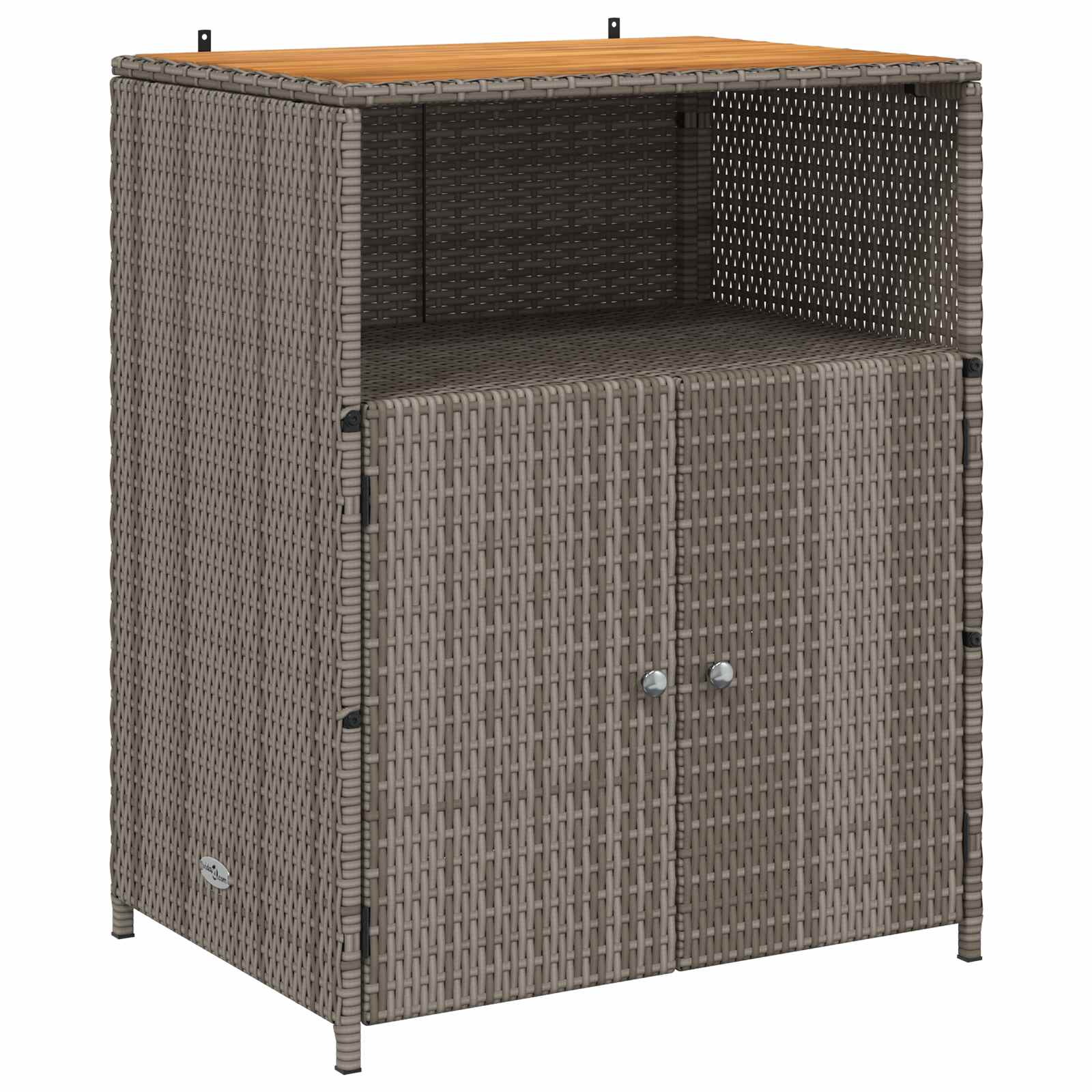 Cabinet s policom Siva 70 x 50 x 87 cm Poliester i Roly Rattan