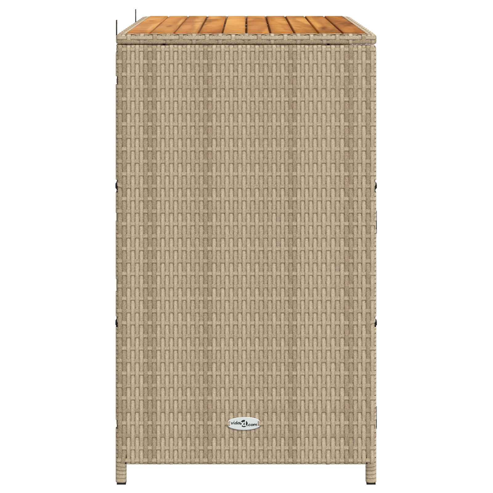 Cabinet s policom Bež 70 x 50 x 87 cm Poliester i Roly Rattan