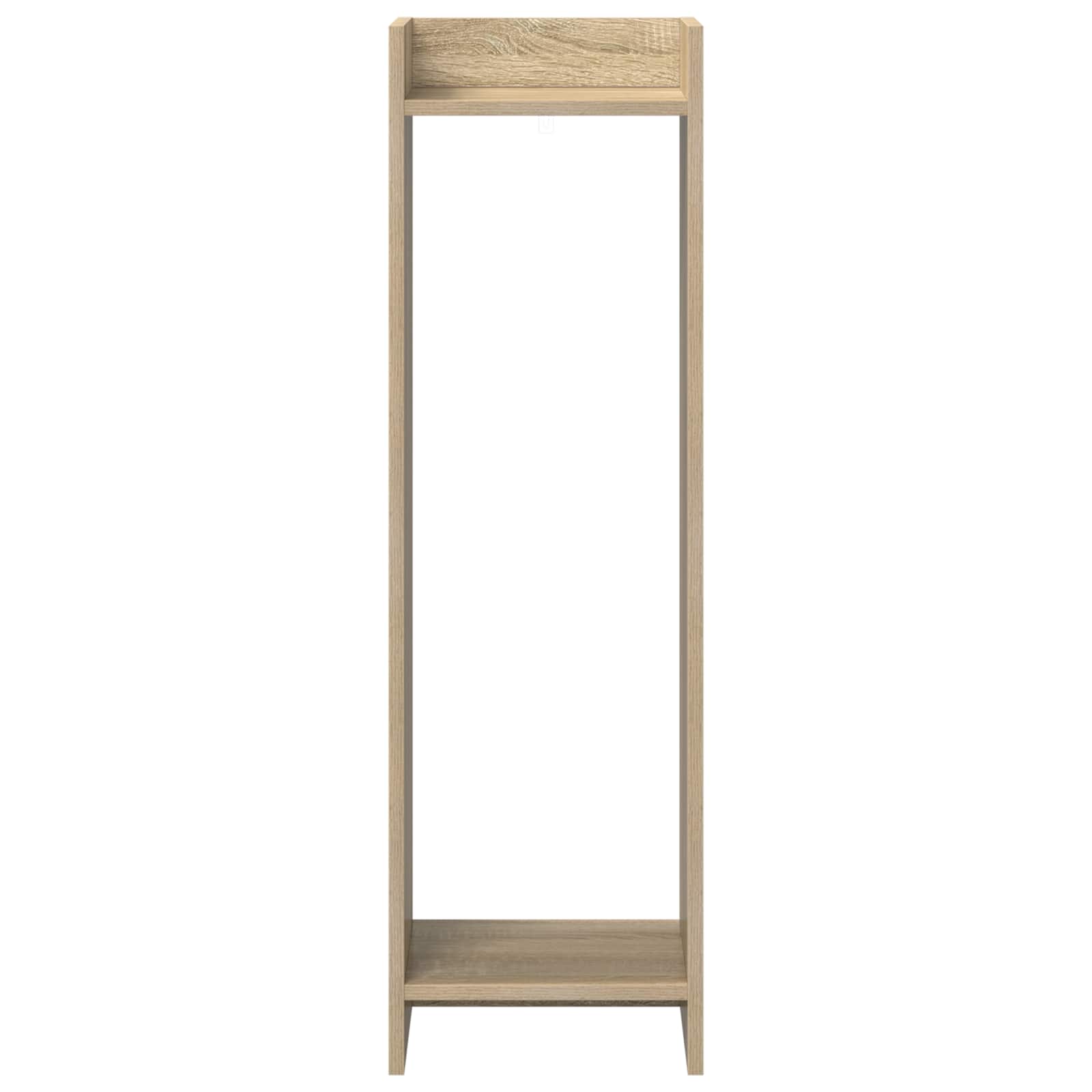 Stalak za biljke s policom 2 pcs Sonoma hrast 30 x 30 x 100 cm
