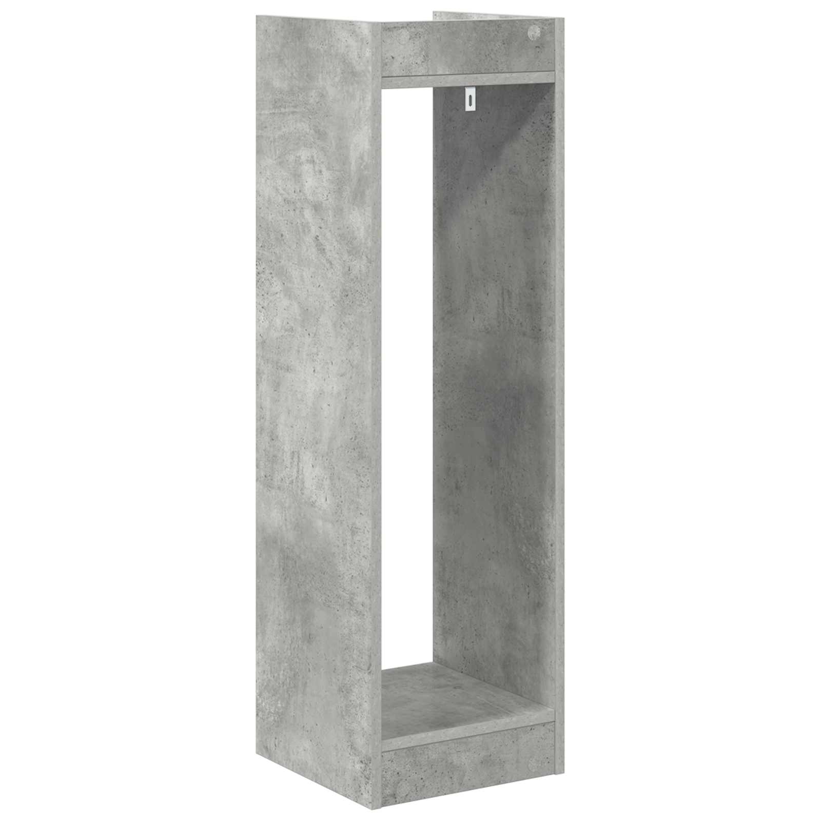 Stalak za biljke s policom Betonsko Siva 30 x 30 x 100 cm