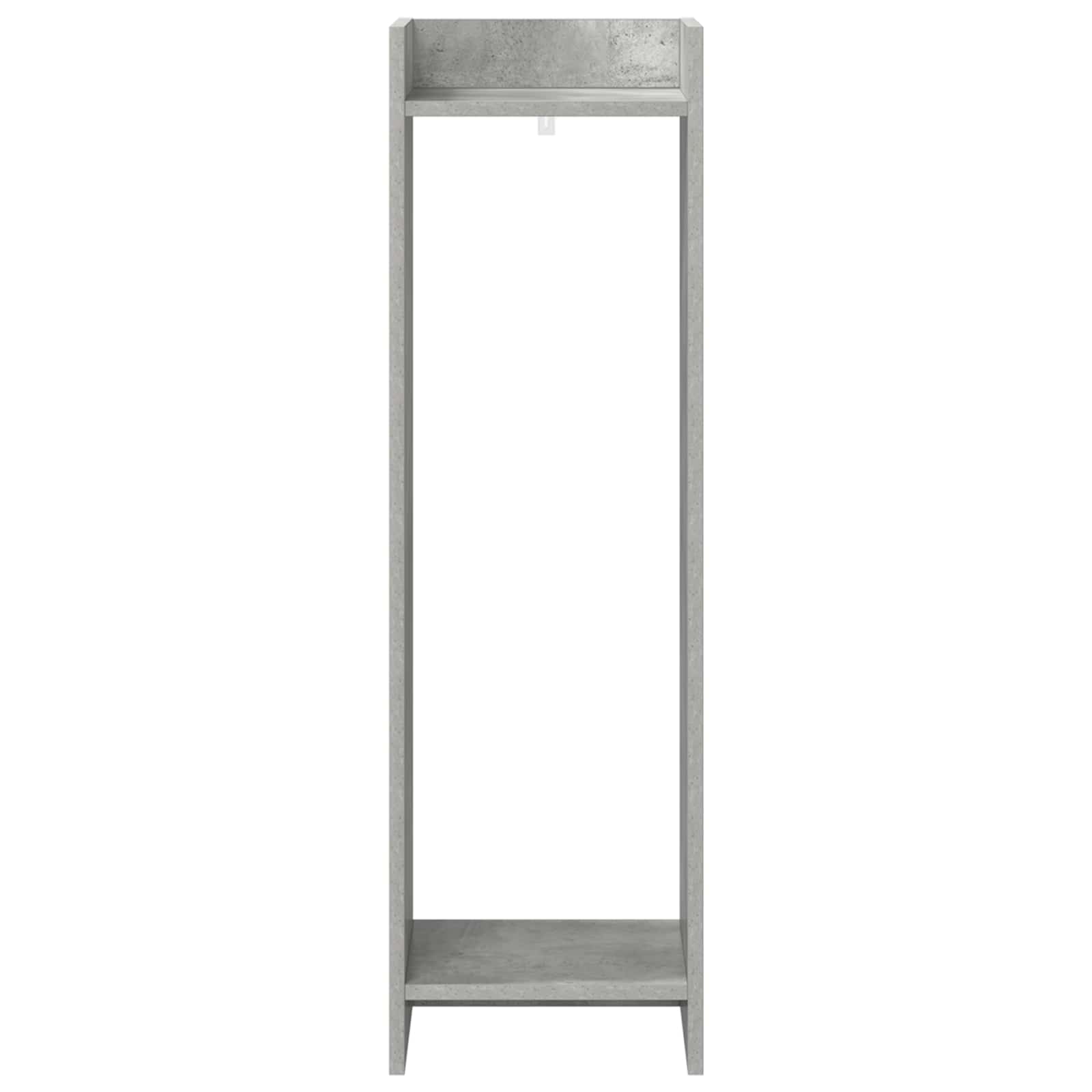Stalak za biljke s policom Betonsko Siva 30 x 30 x 100 cm