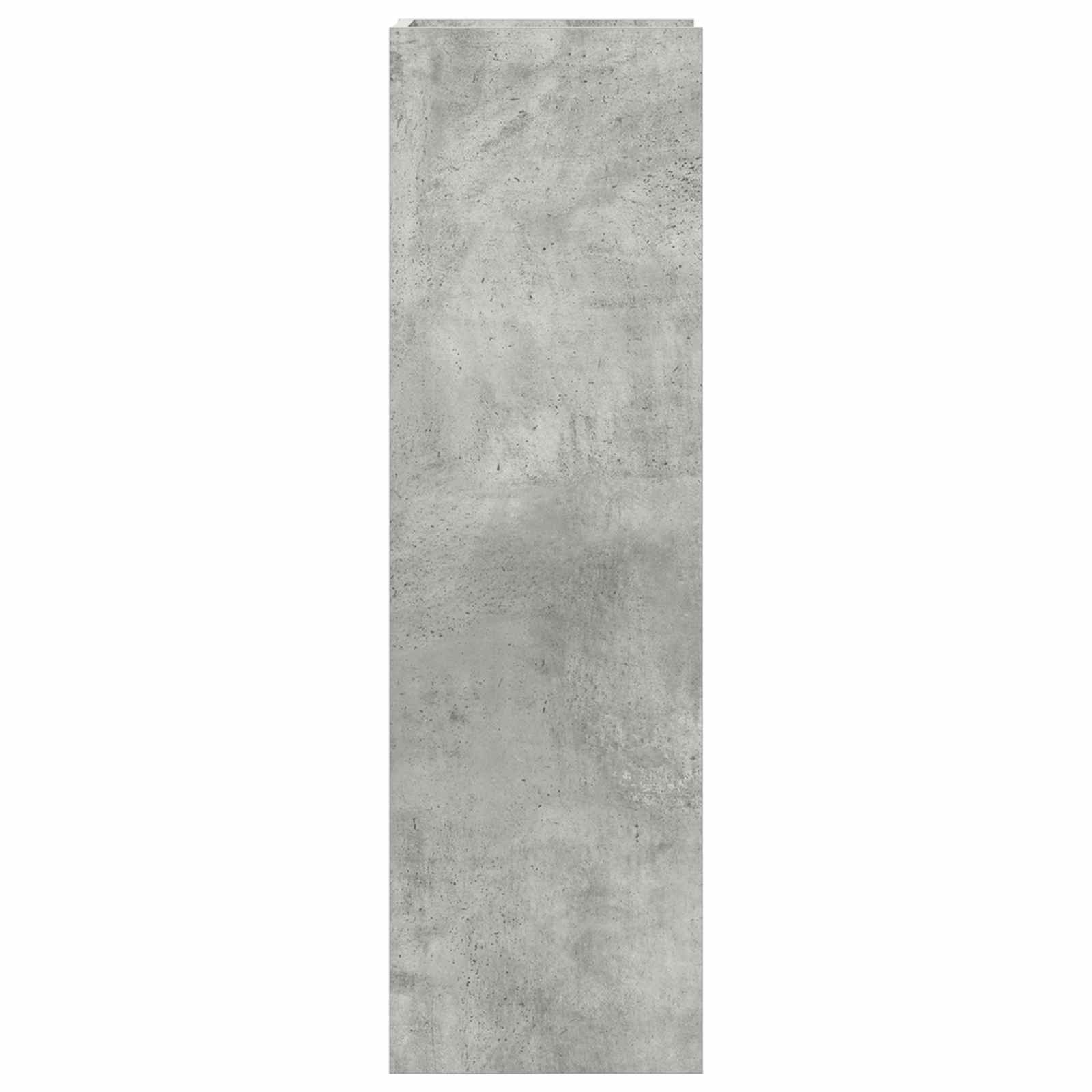 Stalak za biljke s policom 2 pcs Betonsko Siva 30 x 30 x 100 cm