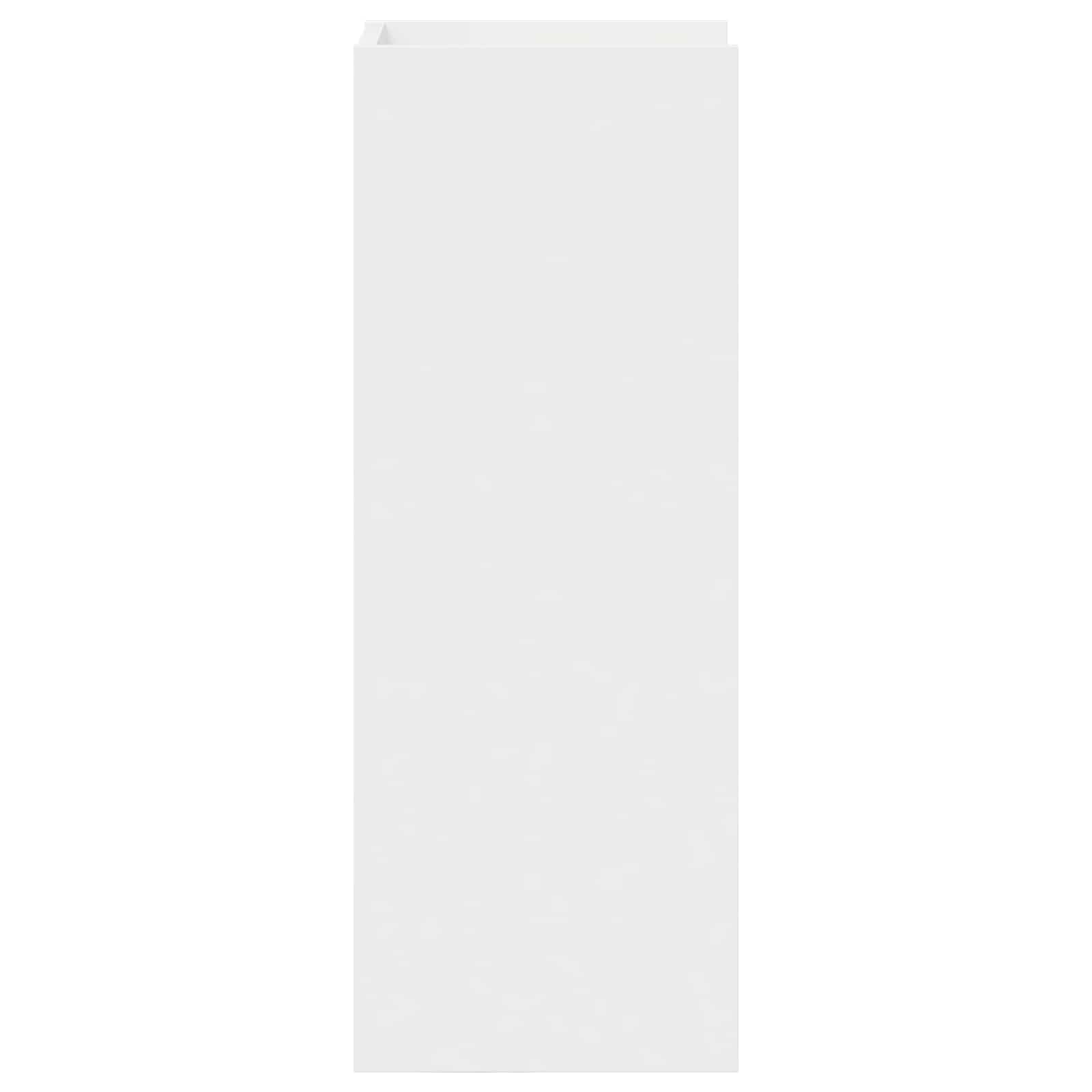Stalak za biljke s policom 2 pcs Bijeli 30 x 30 x 80 cm