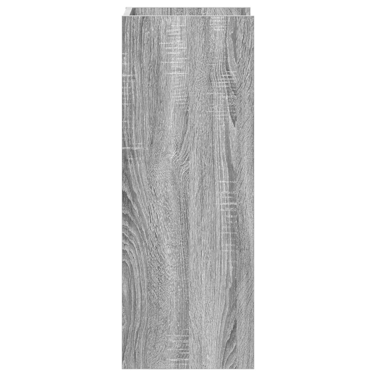 Stalak za biljke s policom Sivi Sonoma 30 x 30 x 80 cm