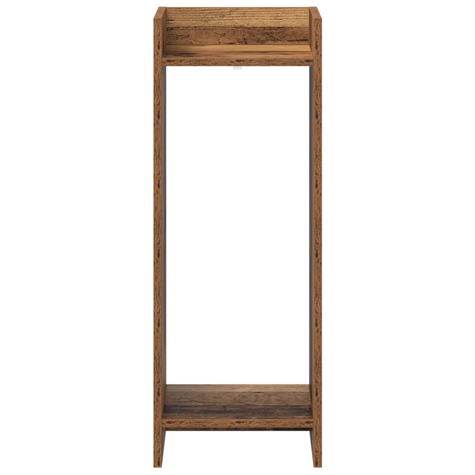 Stalak za biljke s policom 2 pcs Staro drvo 30 x 30 x 80 cm