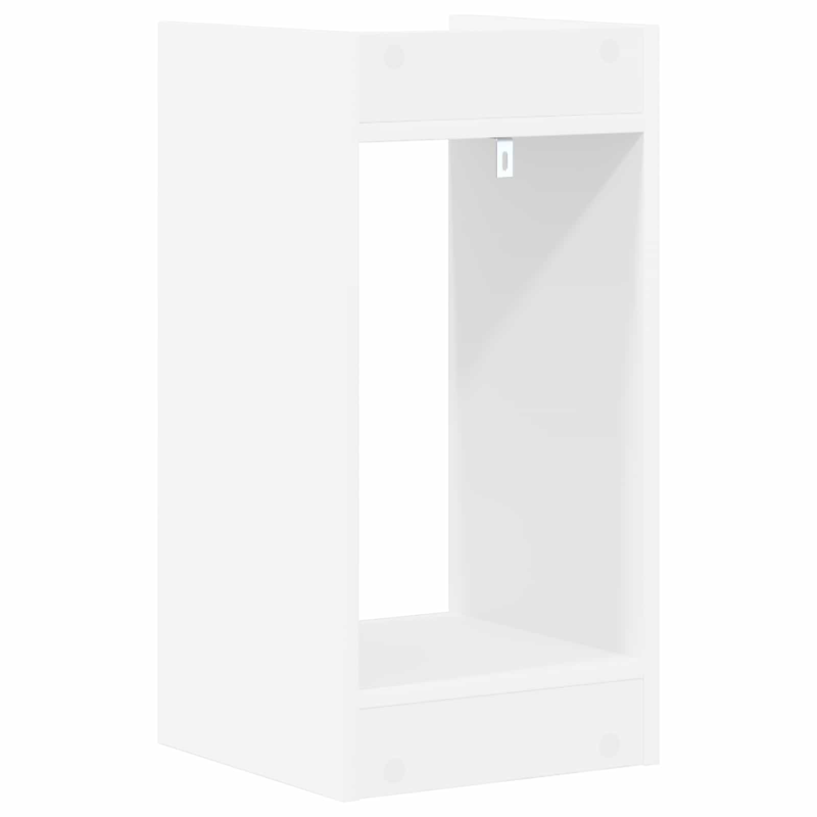 Stalak za biljke s policom 2 pcs Bijeli 30 x 30 x 60 cm