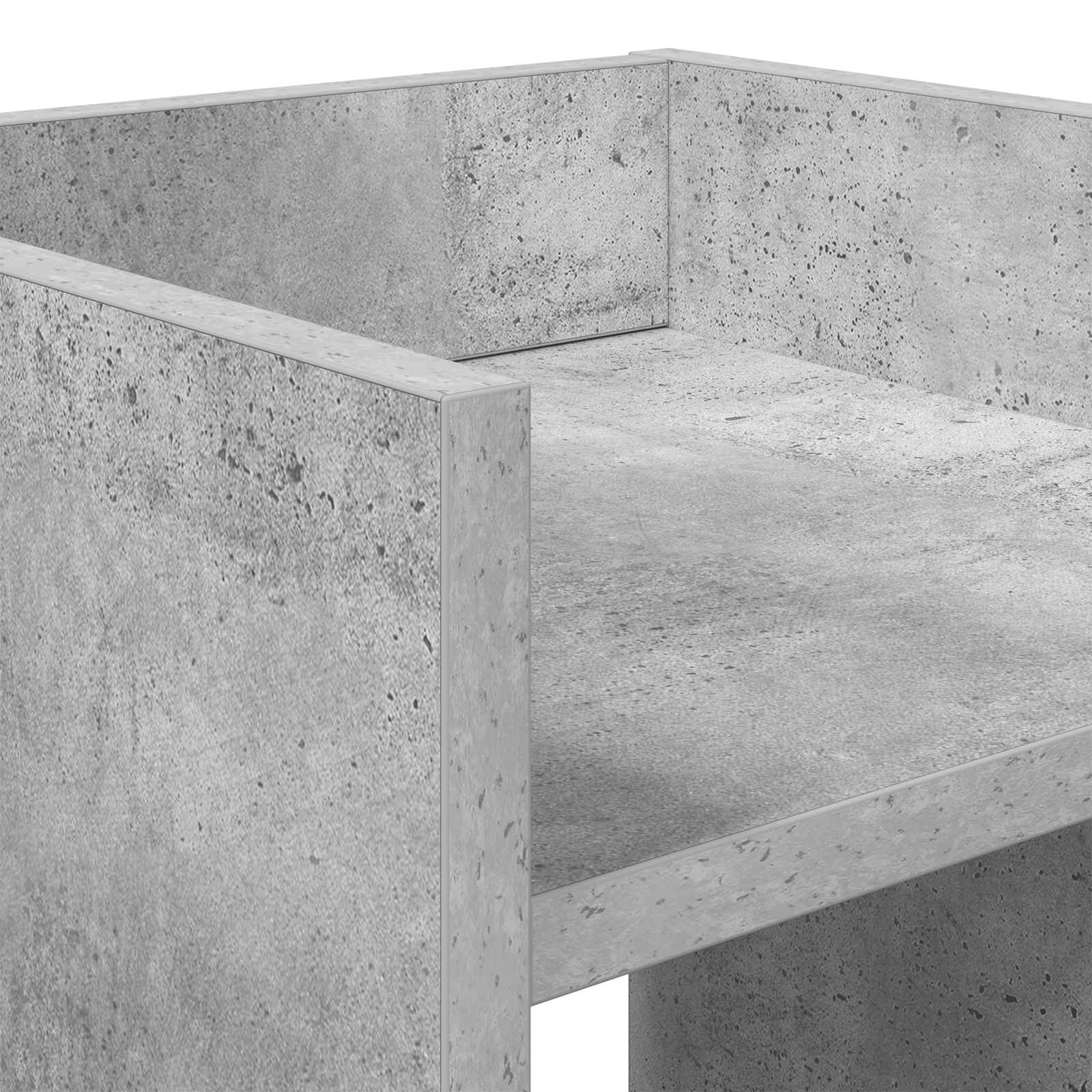 Stalak za biljke s policom 2 pcs Betonsko Siva 30 x 30 x 60 cm