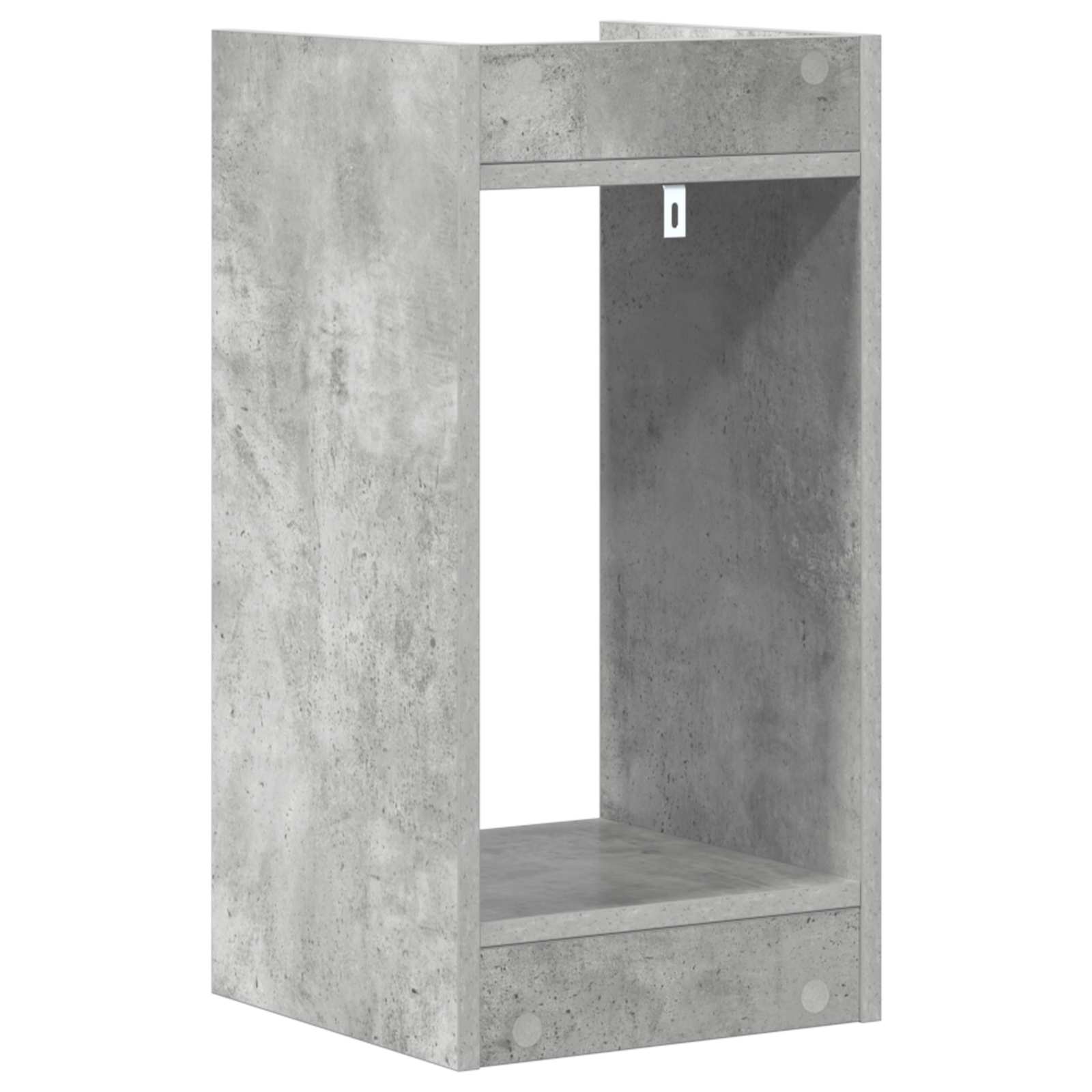 Stalak za biljke s policom 2 pcs Betonsko Siva 30 x 30 x 60 cm