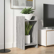 Stalak za biljke s policom 2 pcs Sivi Sonoma 30 x 30 x 60 cm