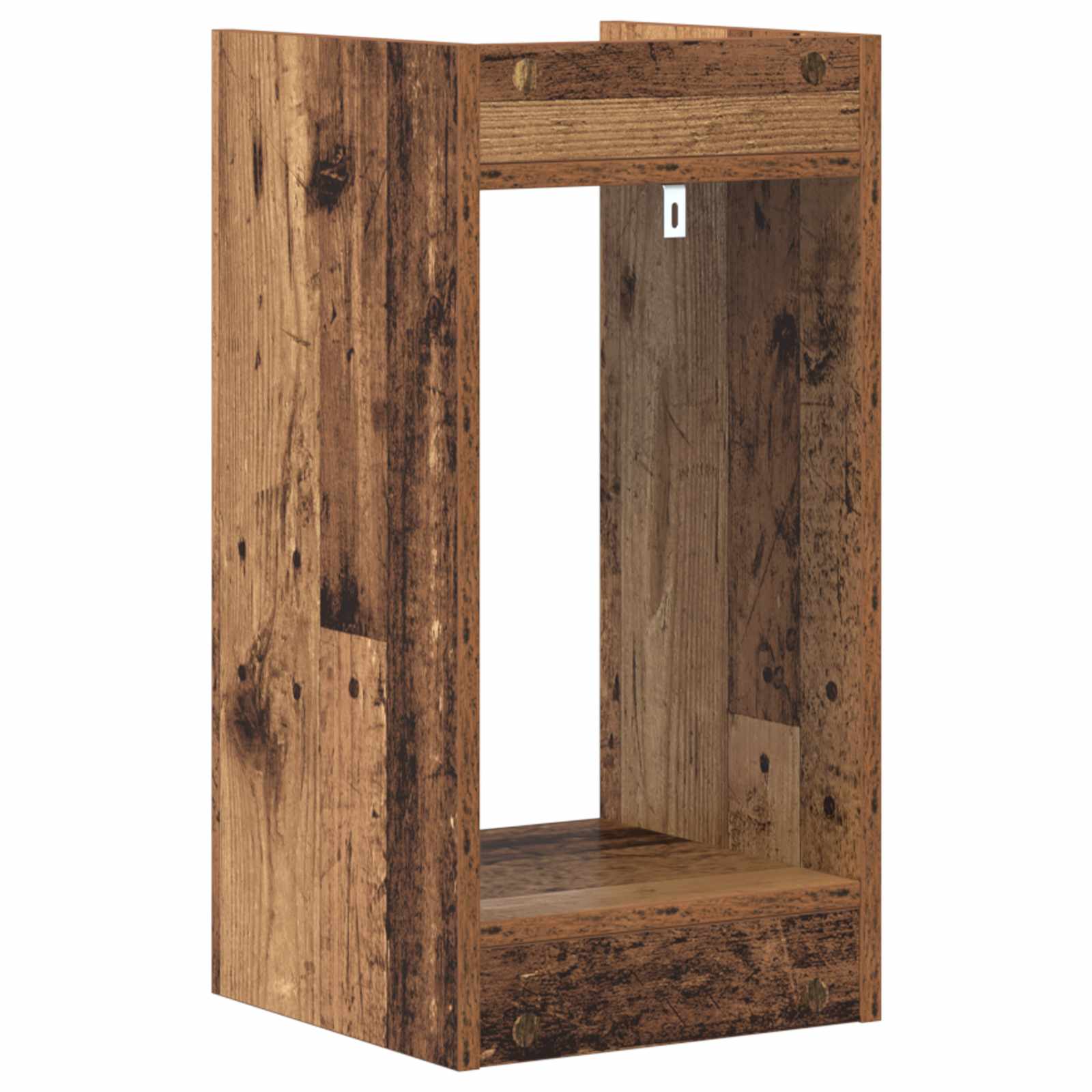 Stalak za biljke s policom 2 pcs Staro drvo 30 x 30 x 60 cm