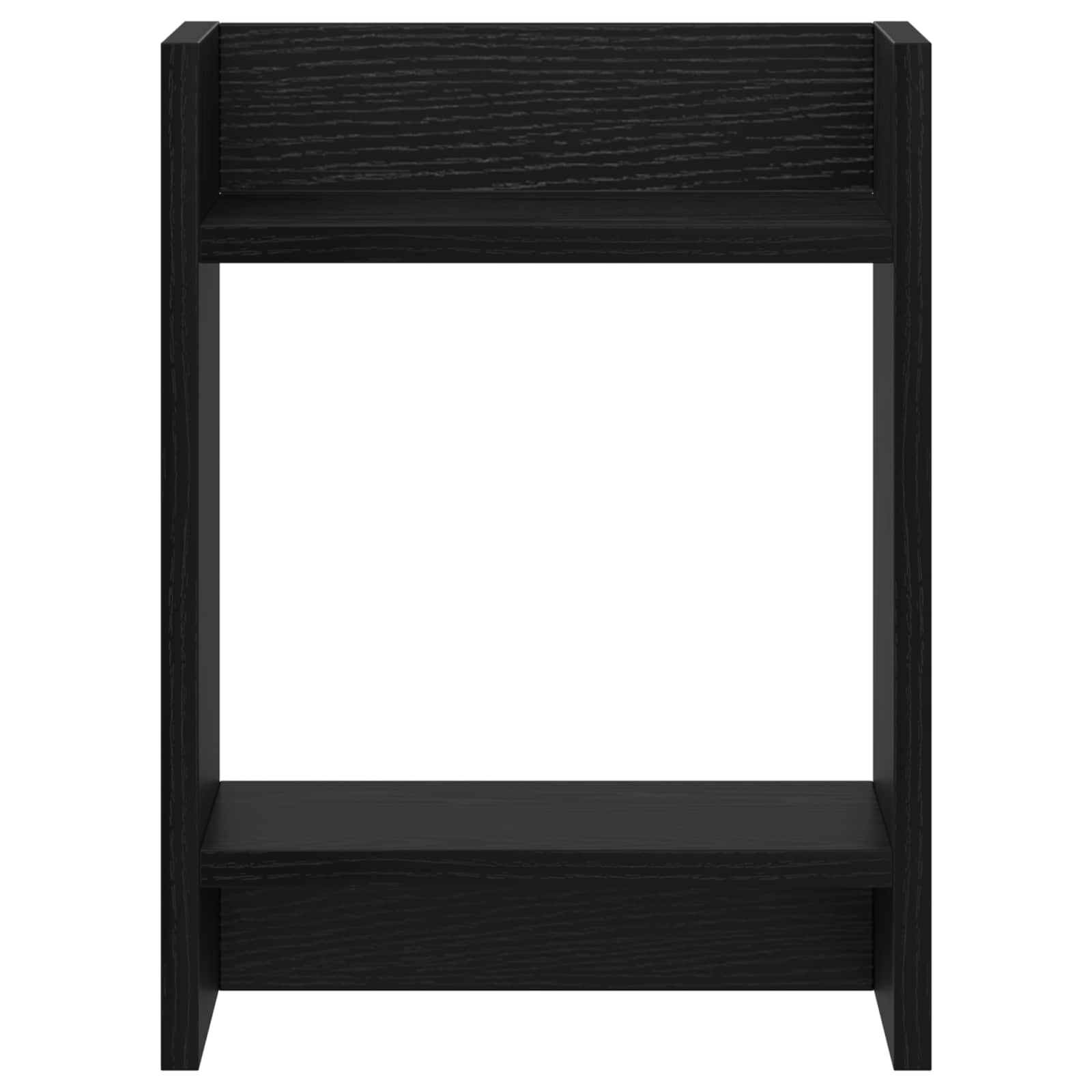 Stalak za biljke s policom 2 pcs Crni Hrast 30 x 30 x 40 cm