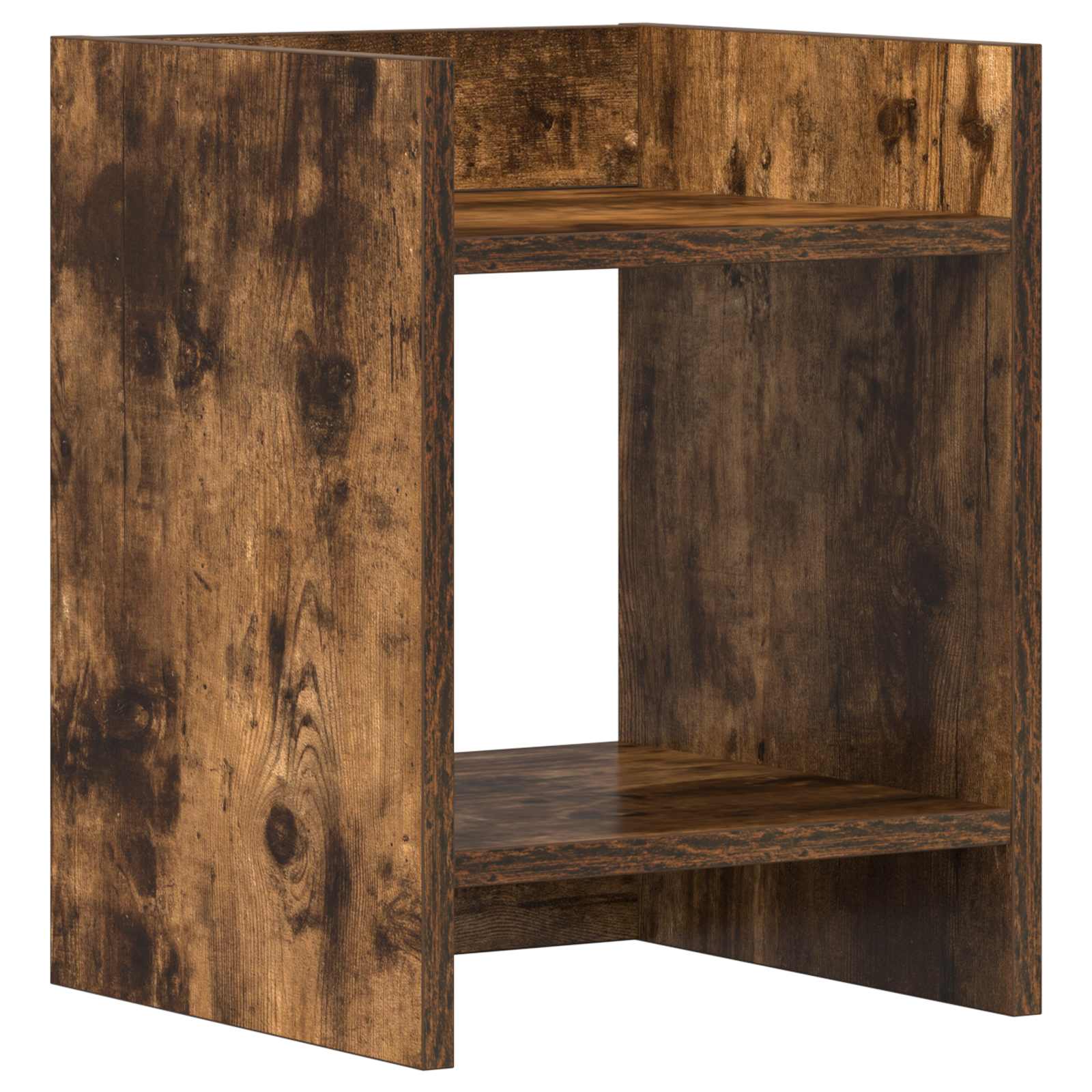 Stalak za biljke s policom 2 pcs Dimljeni Hrast 30 x 30 x 40 cm
