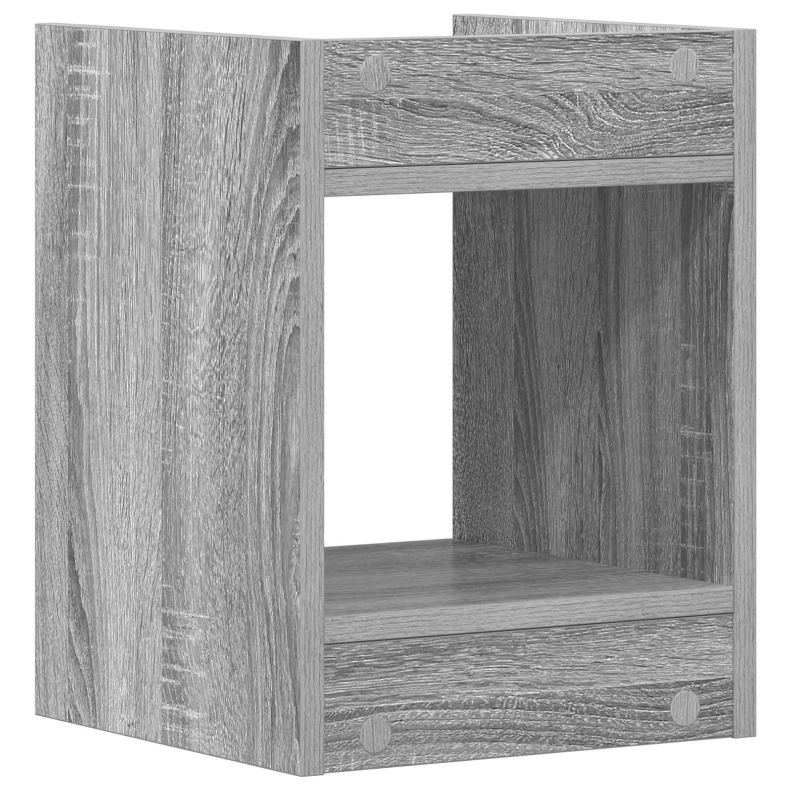Stalak za biljke s policom Sivi Sonoma 30 x 30 x 40 cm