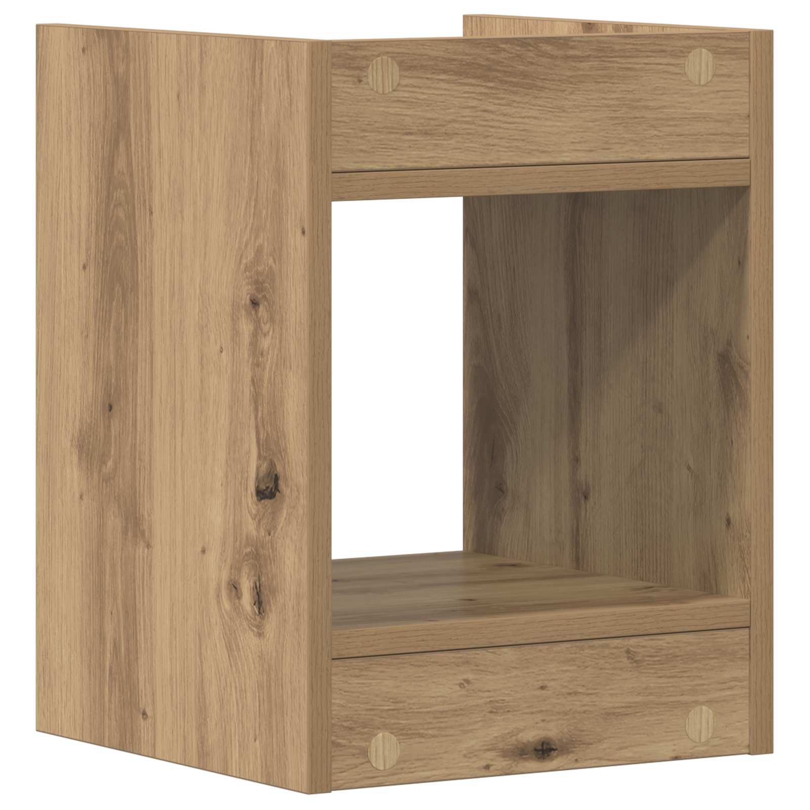 Stalak za biljke s policom 2 pcs Zanatski Hrast 30 x 30 x 40 cm