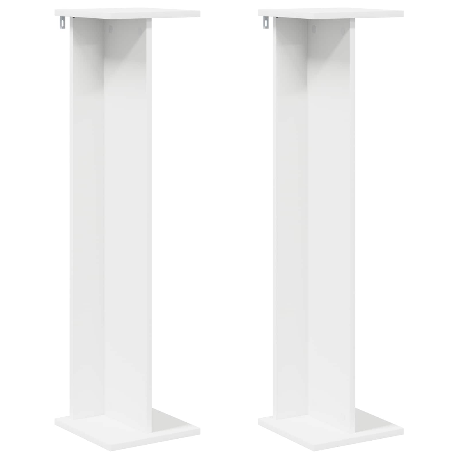 Stalak za biljke 2 pcs Bijeli 25 x 25,5 x 100,5 cm