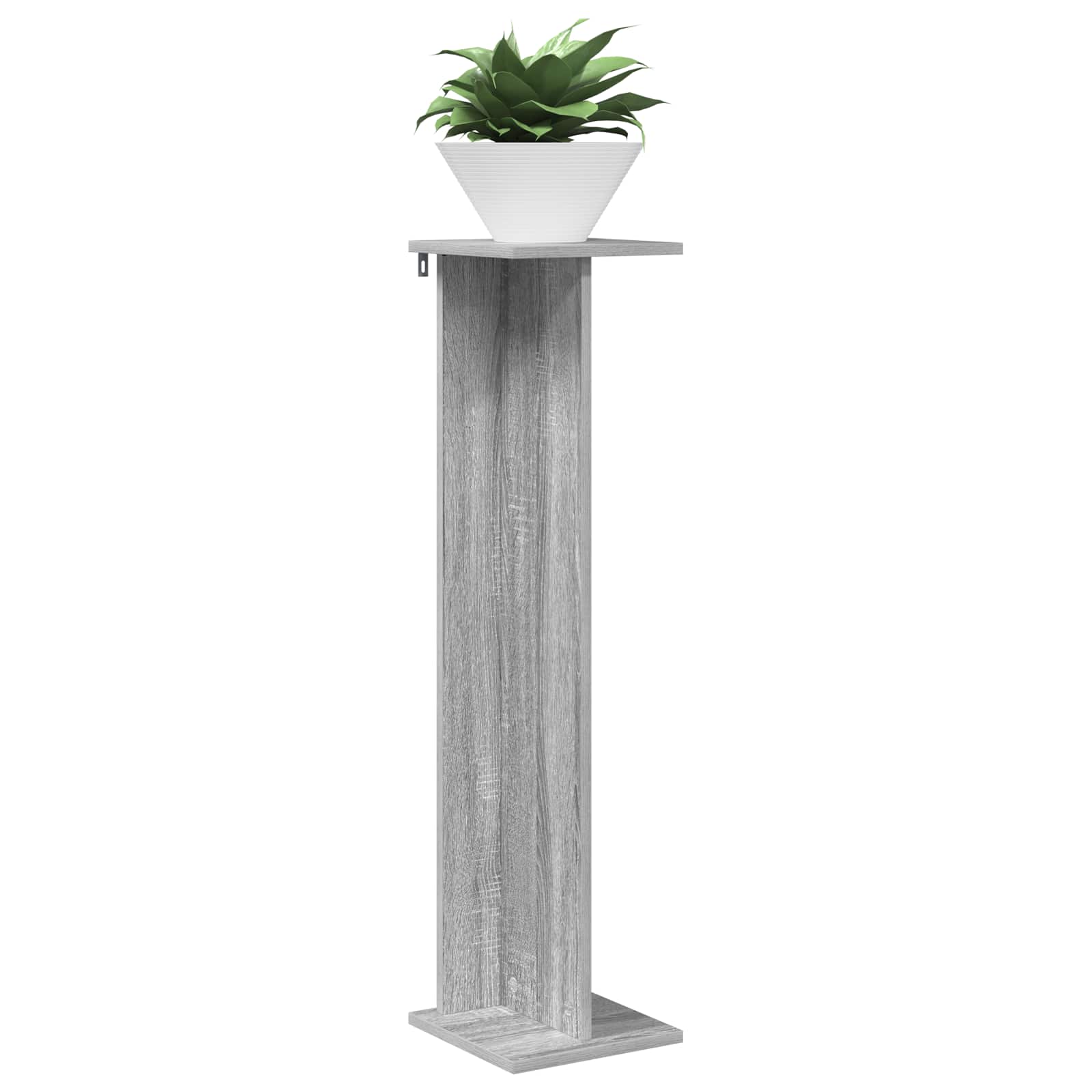 Stalak za biljke Sivi Sonoma 25 x 25,5 x 100,5 cm