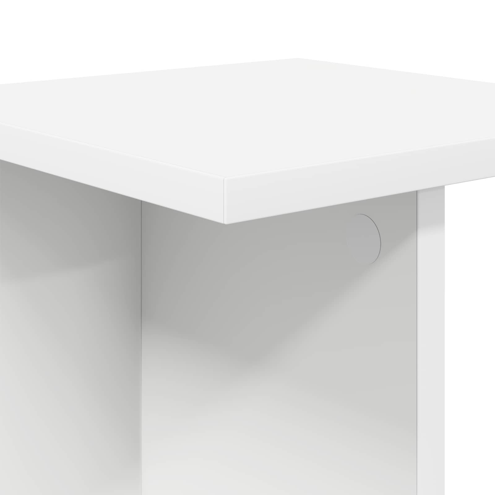 Stalak za biljke 2 pcs Bijeli 25 x 25,5 x 80,5 cm