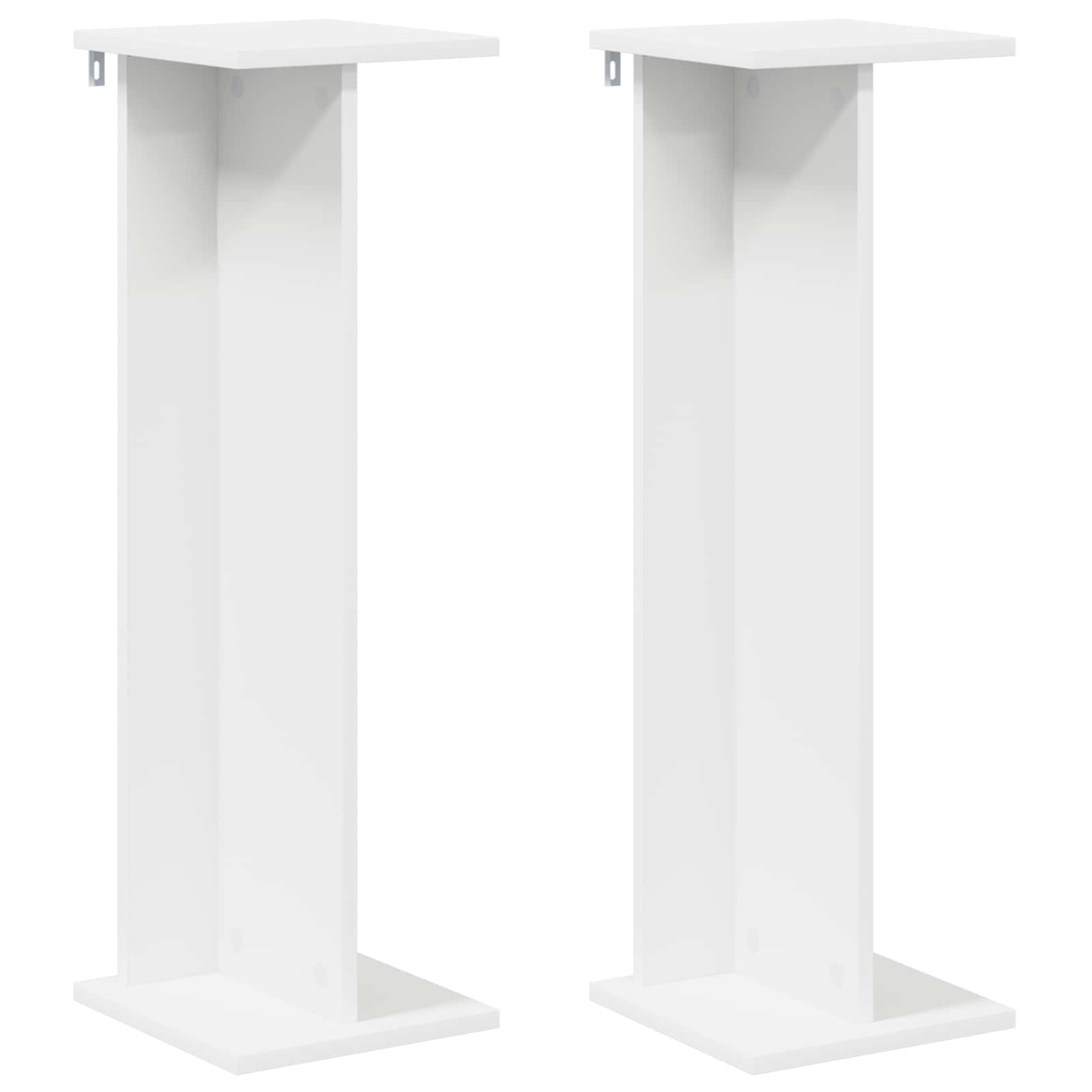 Stalak za biljke 2 pcs Bijeli 25 x 25,5 x 80,5 cm