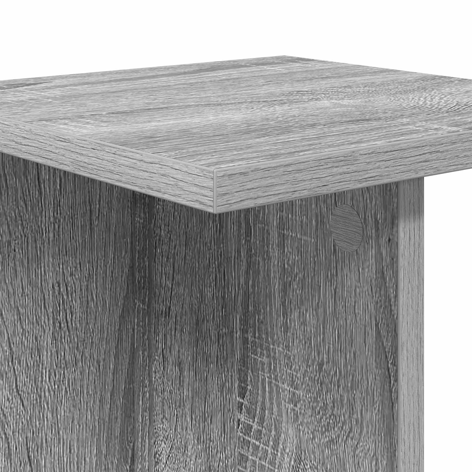 Stalak za biljke 2 pcs Sivi Sonoma 25 x 25,5 x 80,5 cm