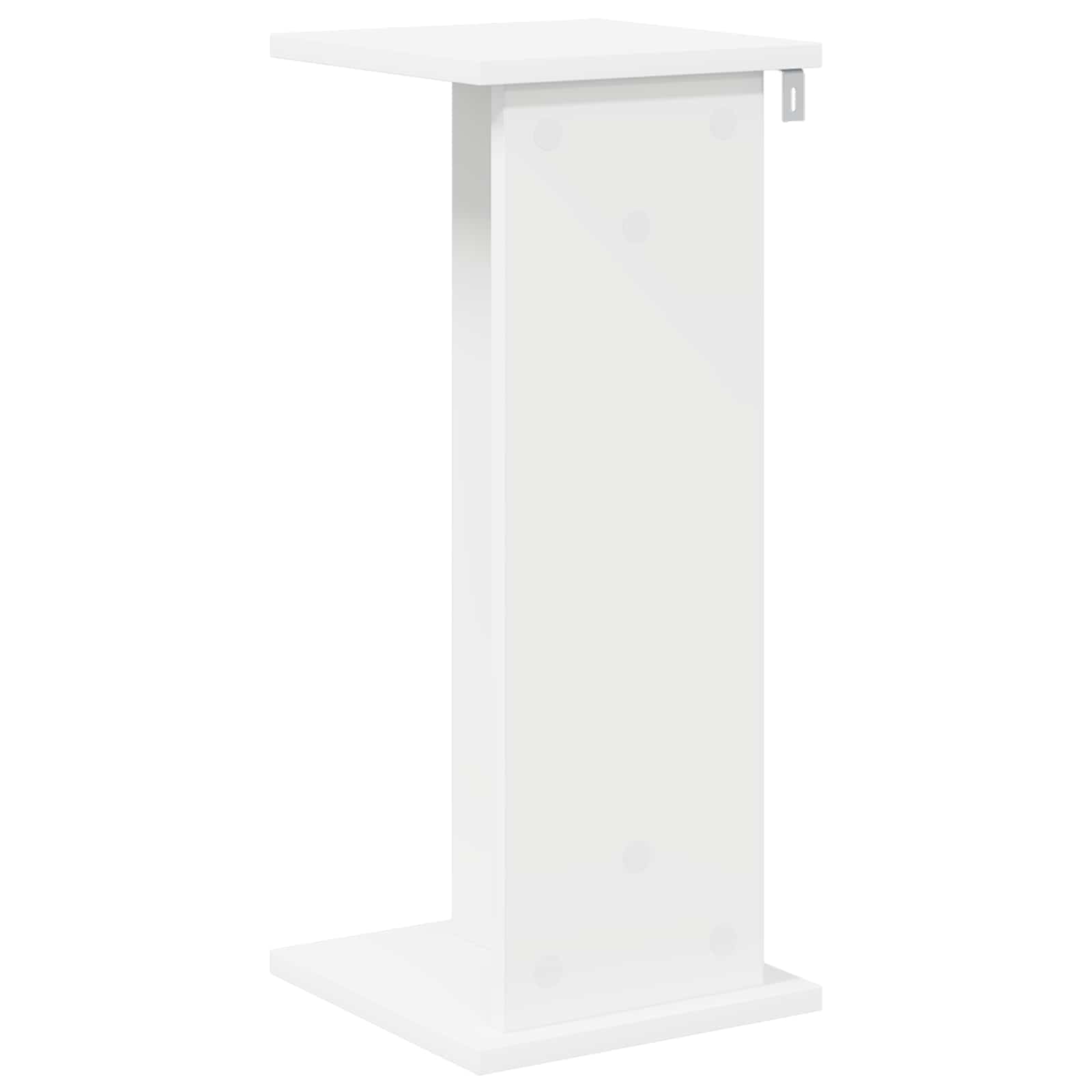 Stalak za biljke Bijeli 25 x 25,5 x 60,5 cm Konstrukcijsko drvo