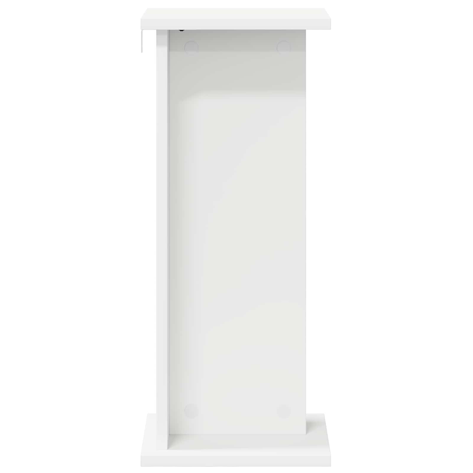 Stalak za biljke Bijeli 25 x 25,5 x 60,5 cm Konstrukcijsko drvo
