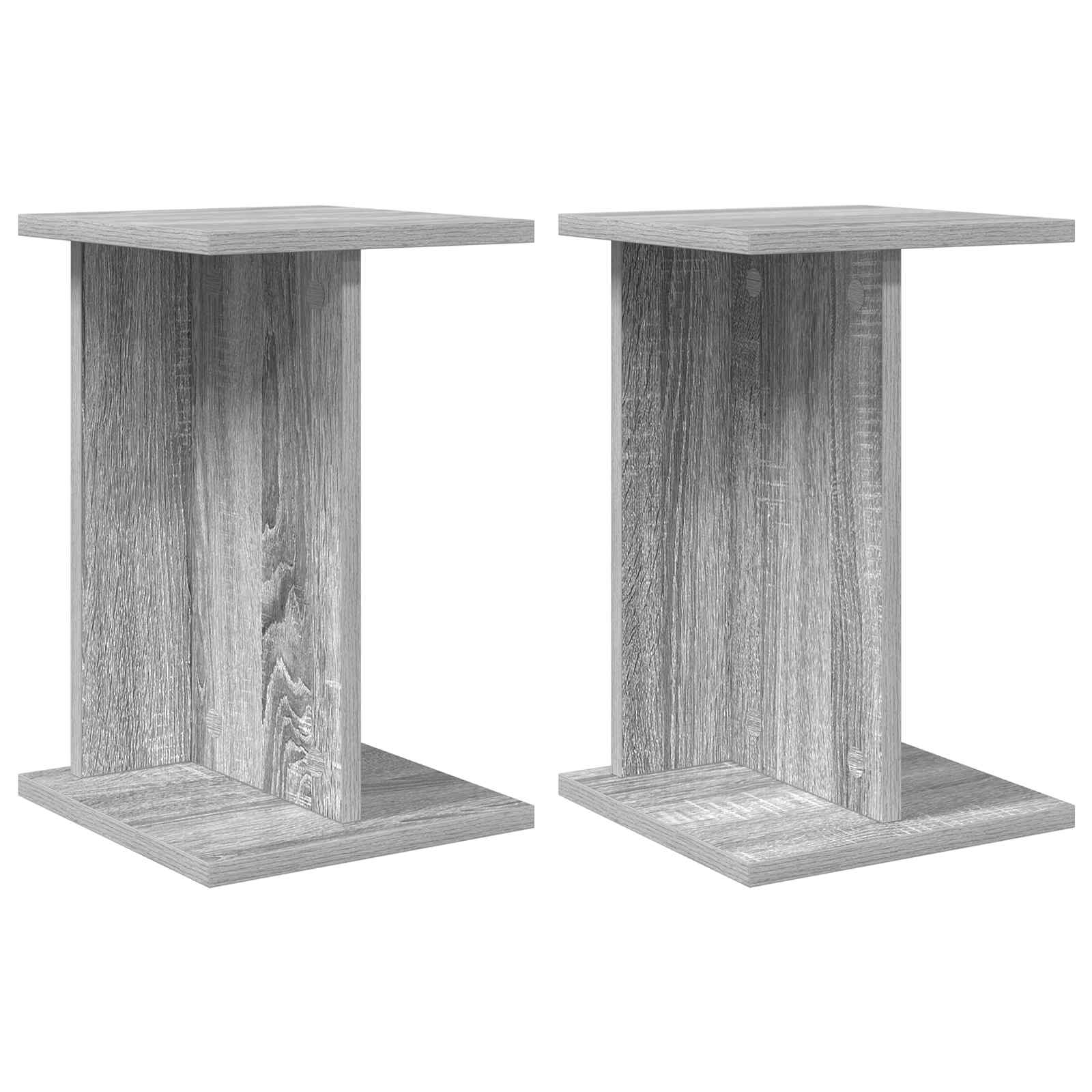 Stalak za biljke 2 pcs Sivi Sonoma 25 x 25,5 x 40,5 cm