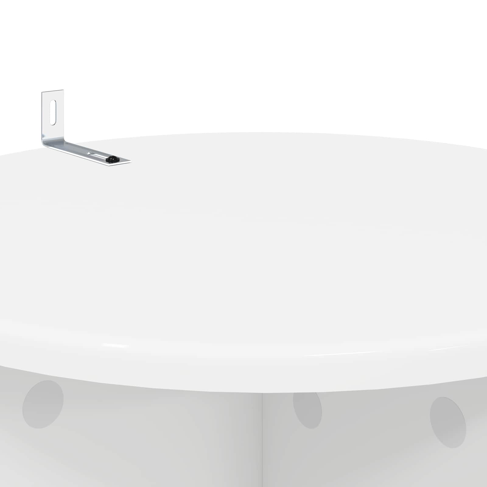 Stalak za biljke 2 pcs Bijela Ø40 x 100 cm Konstruirano drvo