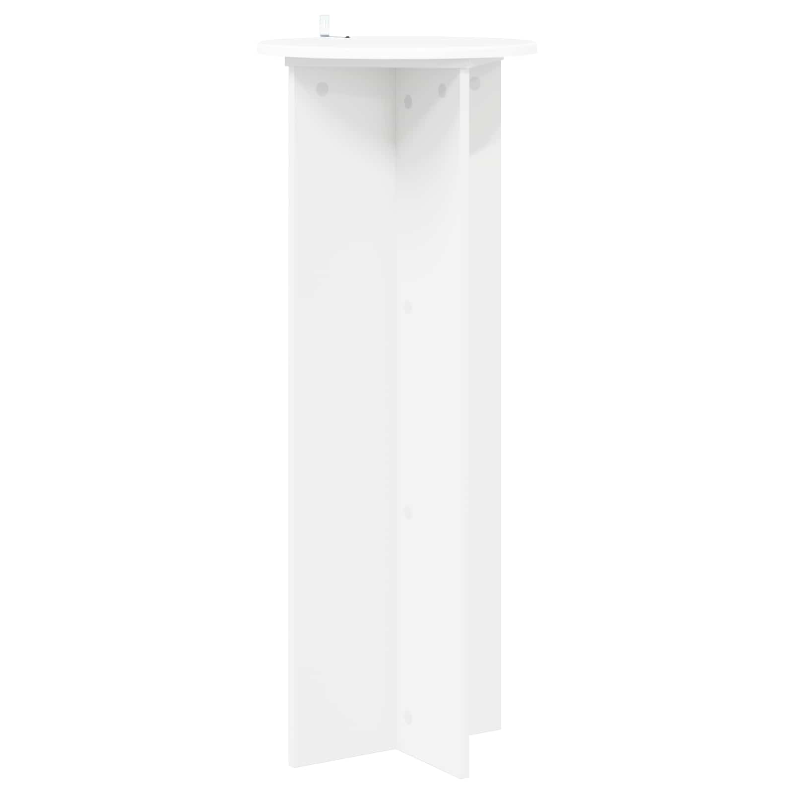 Stalak za biljke 2 pcs Bijela Ø40 x 100 cm Konstruirano drvo