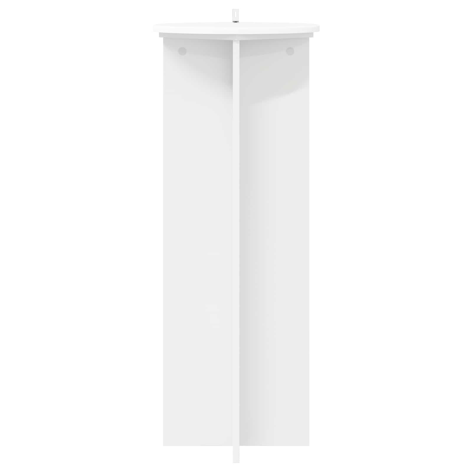 Stalak za biljke 2 pcs Bijela Ø40 x 100 cm Konstruirano drvo