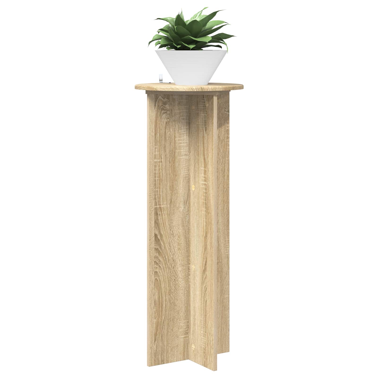 Stalak za biljke 2 pcs Hrast sonoma Ø40 x 100 cm