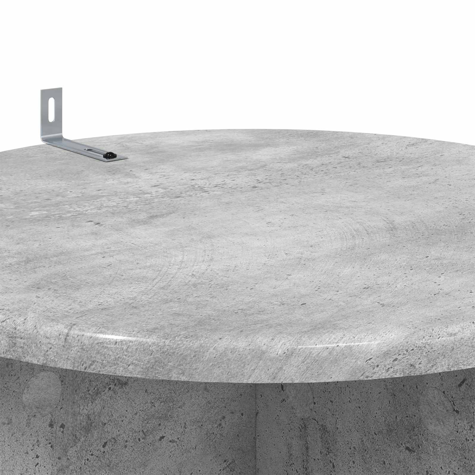 Stalak za biljke 2 pcs Betonska siva Ø40 x 100 cm