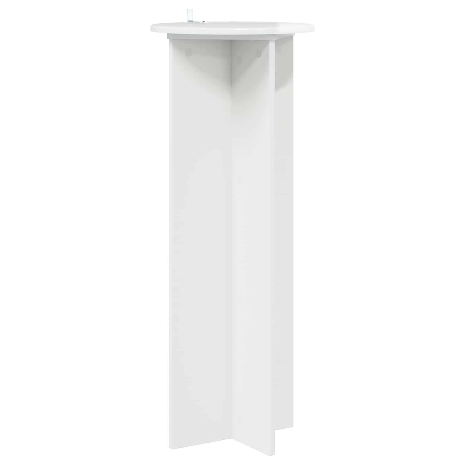 Stalak za biljke 2 pcs Bijela visokog sjaja Ø40 x 100 cm