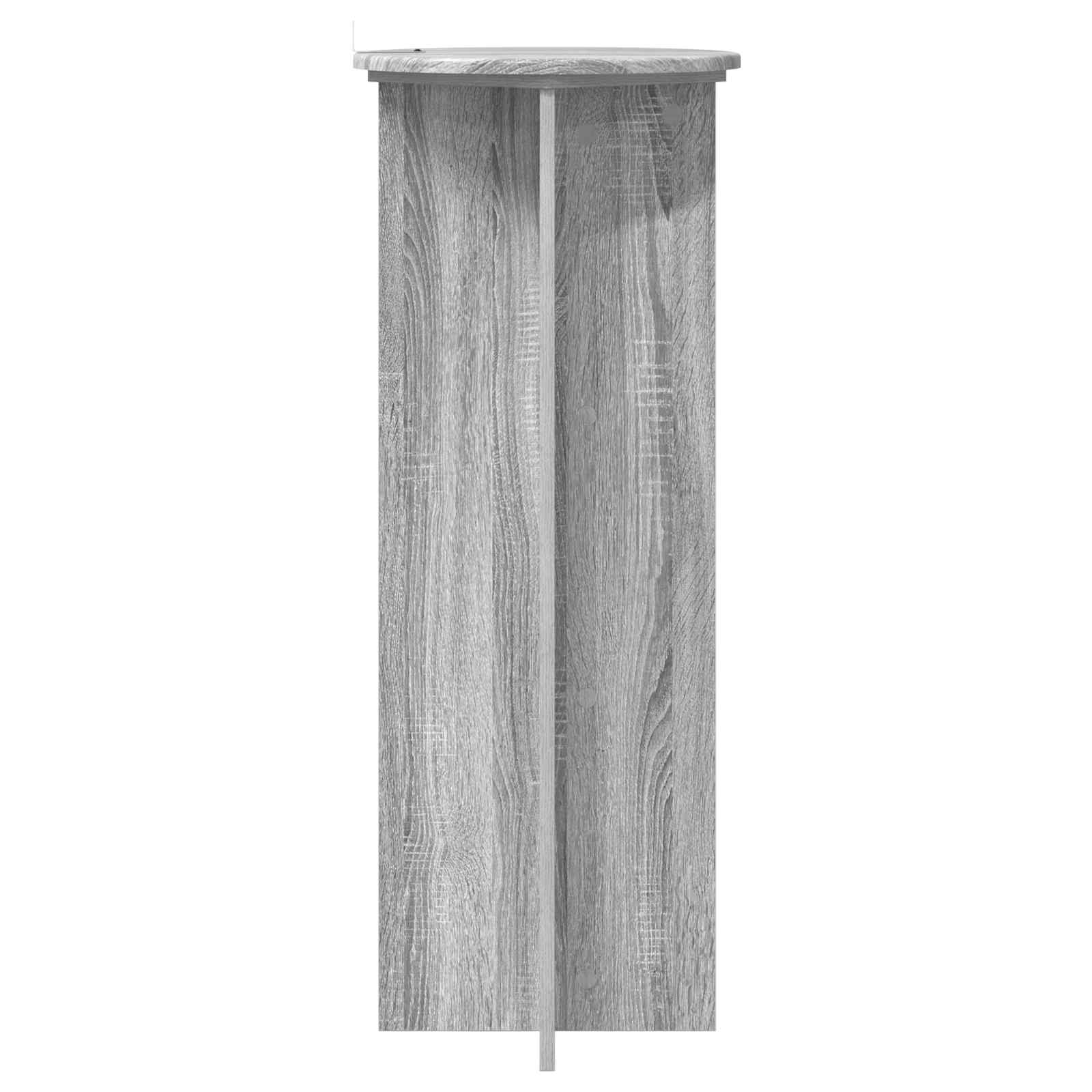 Stalak za biljke 2 pcs Siva sonoma Ø40 x 100 cm