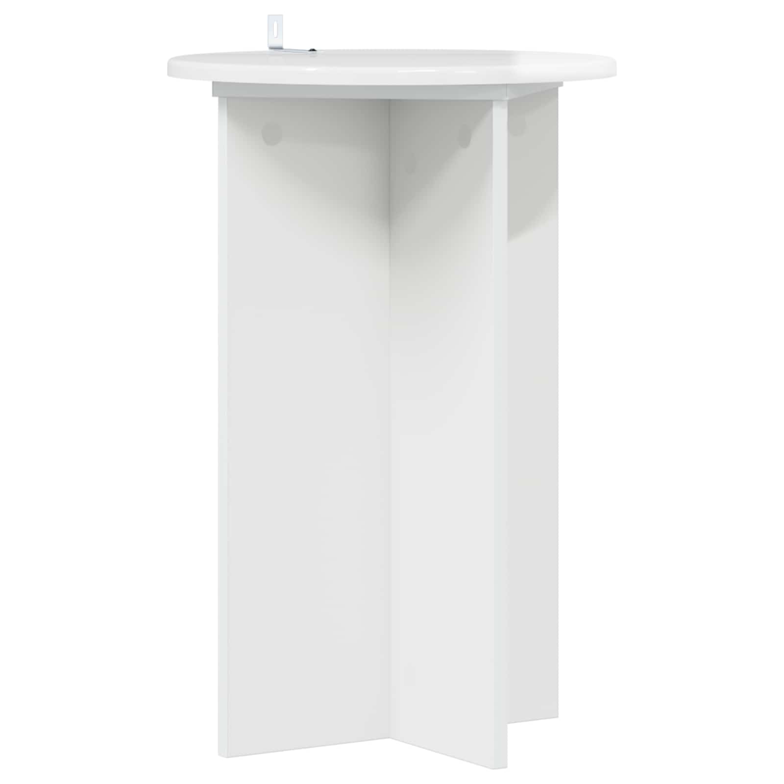 Stalak za biljke 2 pcs Bijela visokog sjaja Ø40 x 60 cm