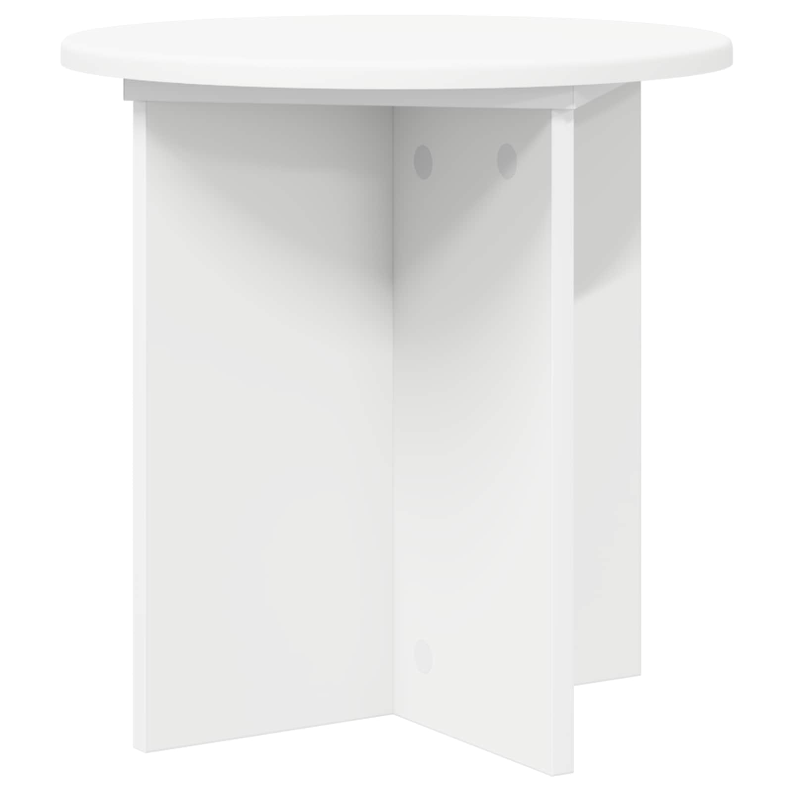 Stalak za biljke 2 pcs Bijela Ø40 x 40 cm Konstruirano drvo