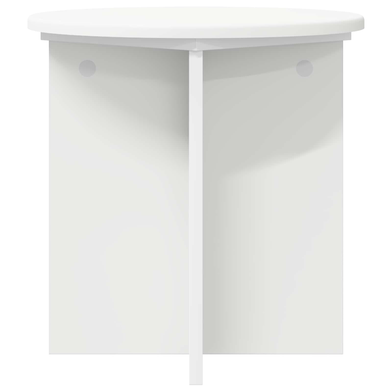 Stalak za biljke 2 pcs Bijela Ø40 x 40 cm Konstruirano drvo