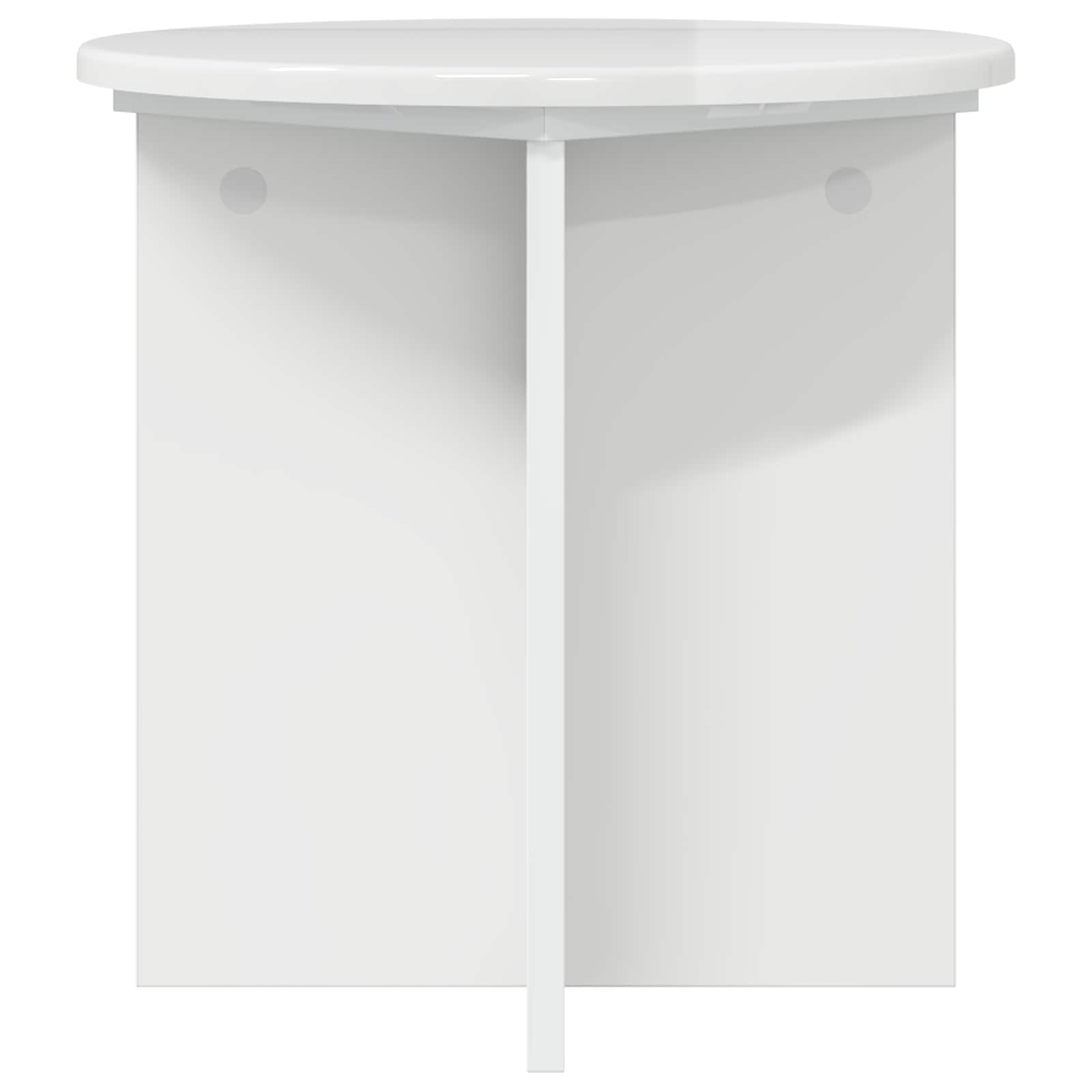 Stalak za biljke 2 pcs Bijela visokog sjaja 40 x 40 x 40 cm
