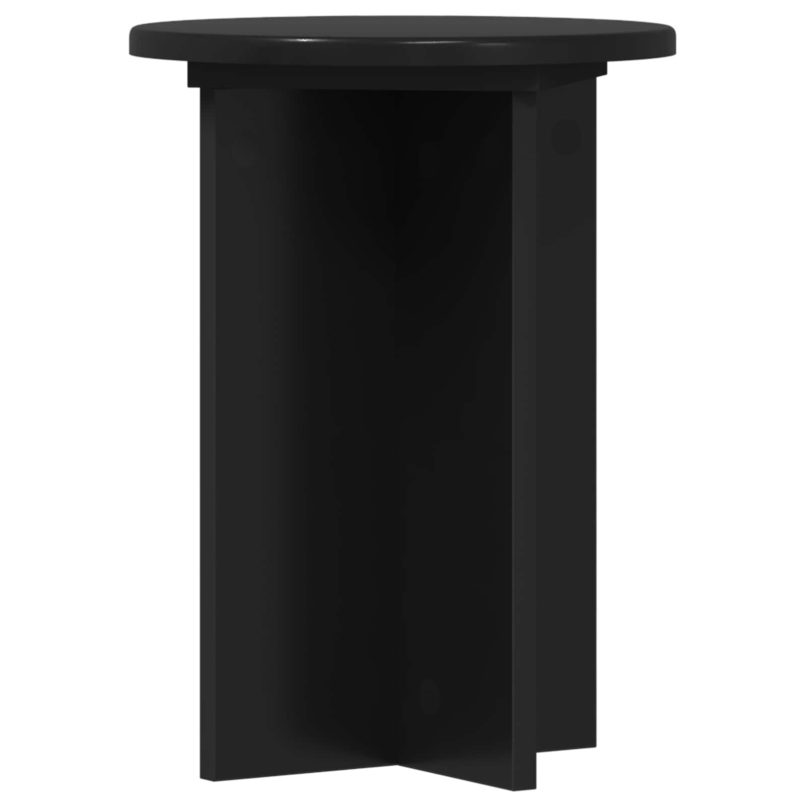 Stalak za biljke 2 pcs Crna Ø29,5 x 40 cm Konstruirano drvo