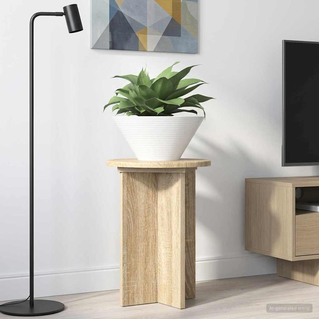 Stalak za biljke 2 pcs Hrast sonoma Ø29,5 x 40 cm