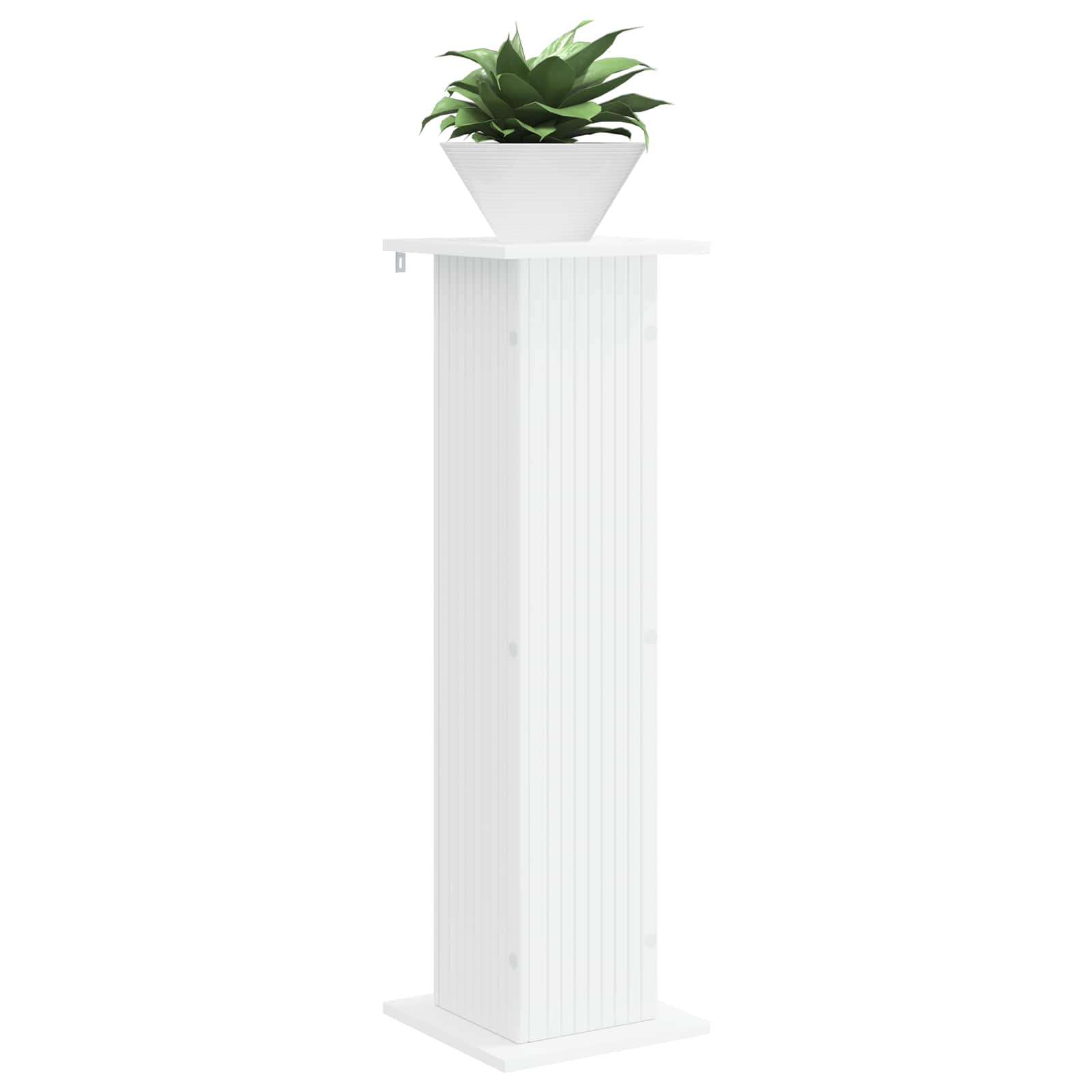 Stalak za biljke Bijela 30,5 x 30 x 100,5 cm Konstruirano drvo