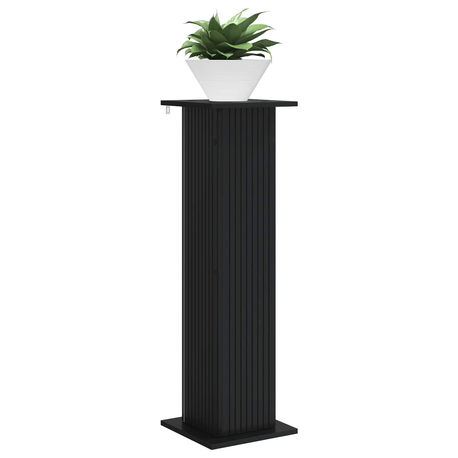 Stalak za biljke Crna 30,5 x 30 x 100,5 cm Konstruirano drvo