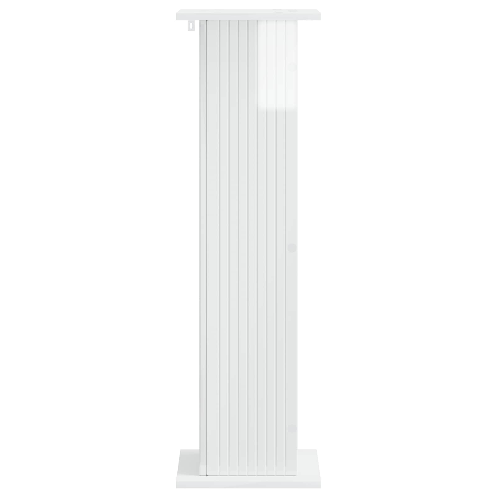 Stalak za biljke Bijela visokog sjaja 30,5 x 30 x 100,5 cm