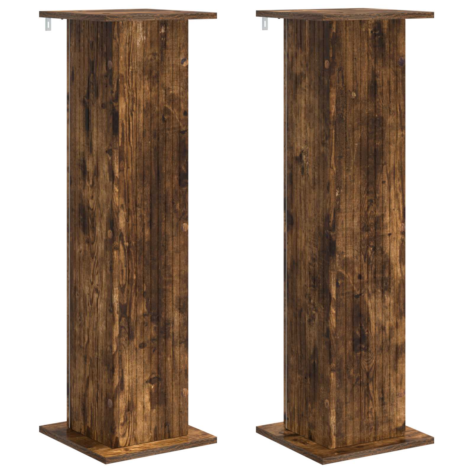 Stalak za biljke 2 pcs Dimljeni hrast 30,5 x 30 x 100,5 cm