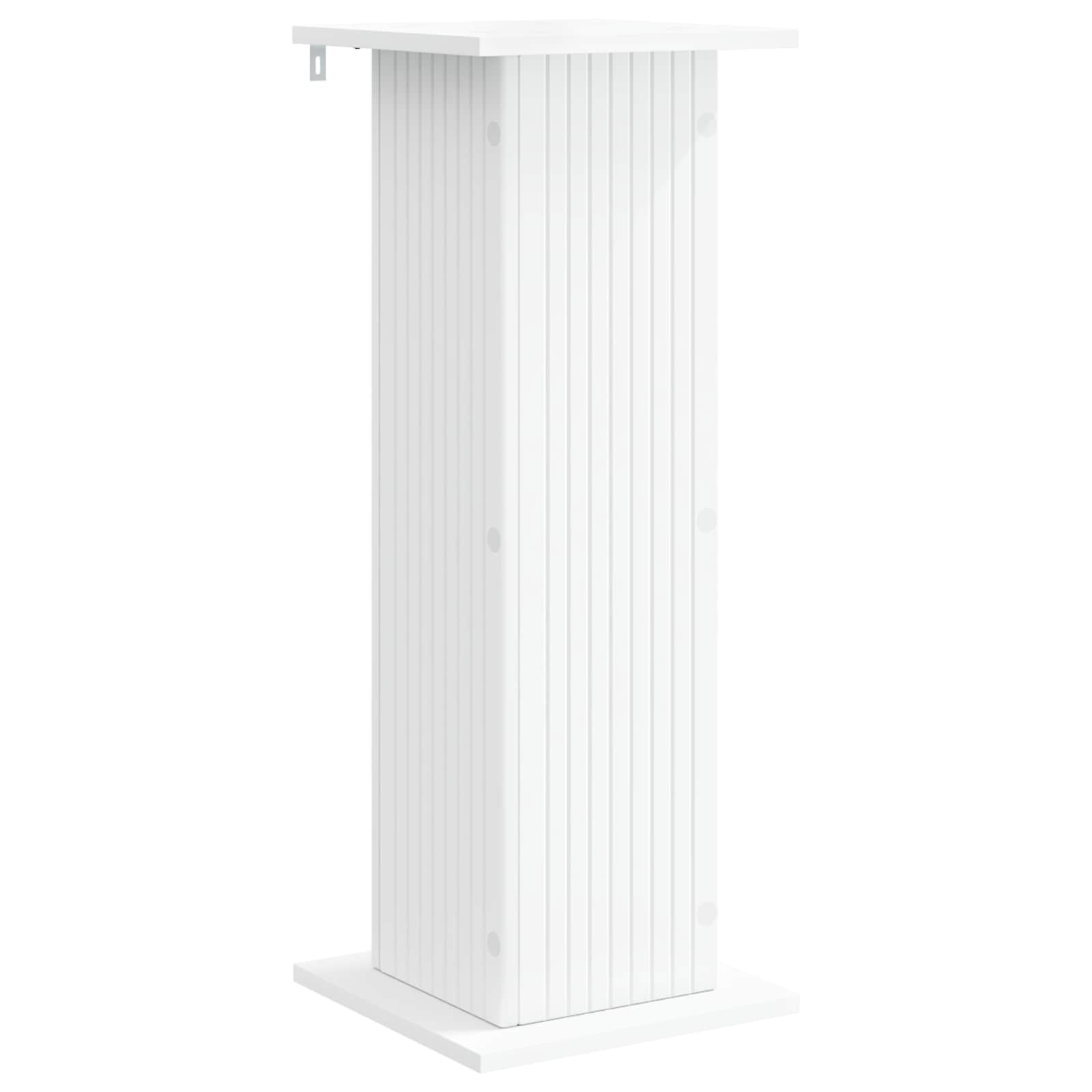 Stalak za biljke Bijela 30,5 x 30 x 80,5 cm Konstruirano drvo