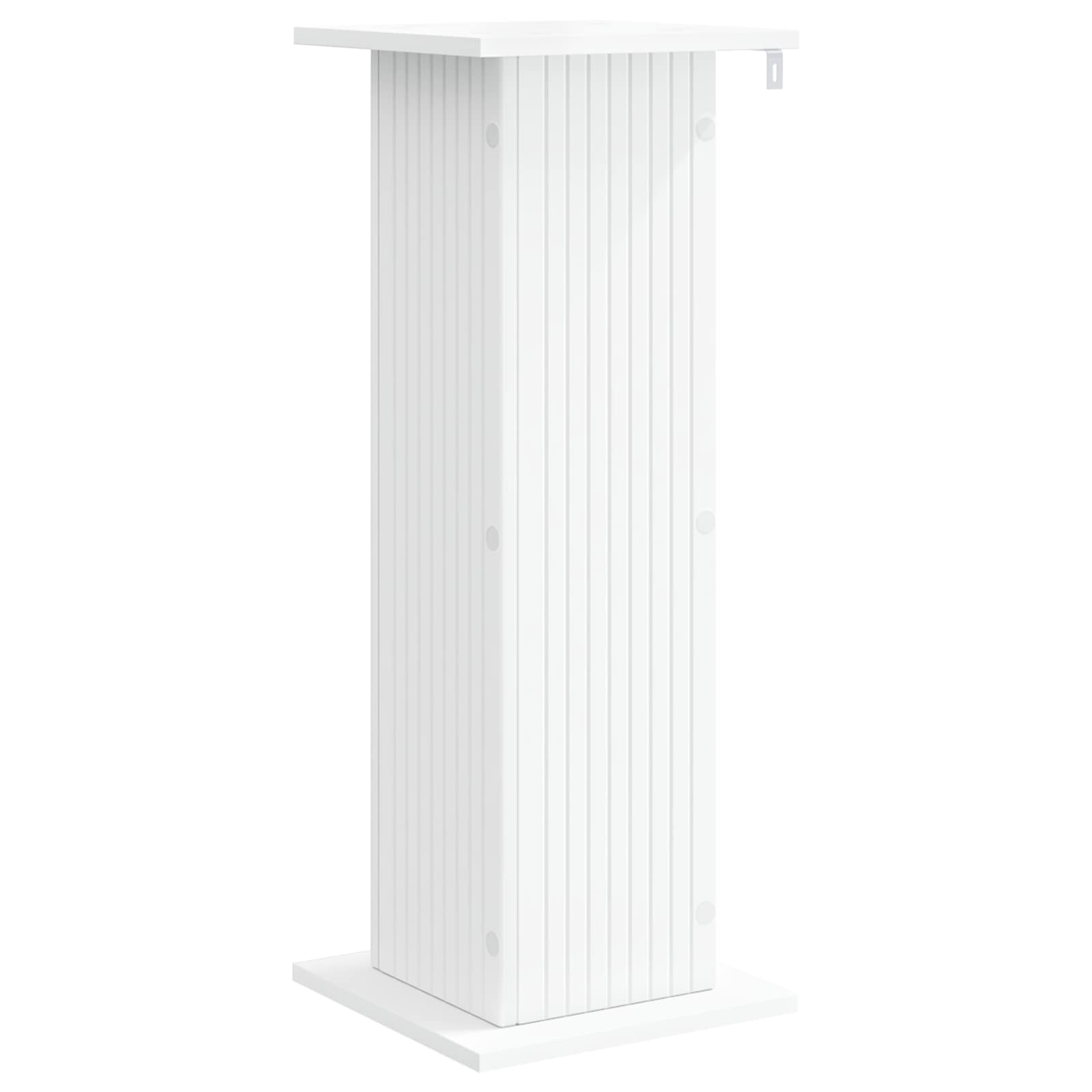 Stalak za biljke Bijela 30,5 x 30 x 80,5 cm Konstruirano drvo