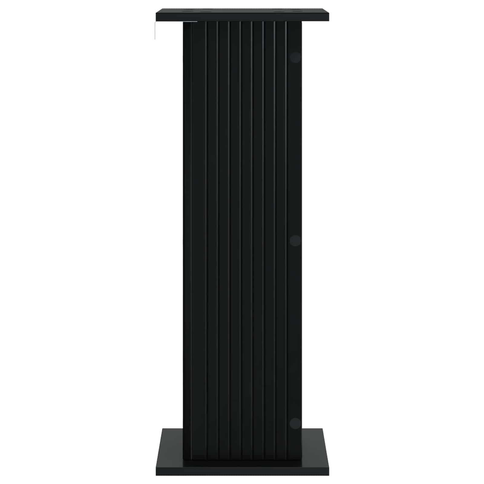 Stalak za biljke Crna 30,5 x 30 x 80,5 cm Konstruirano drvo