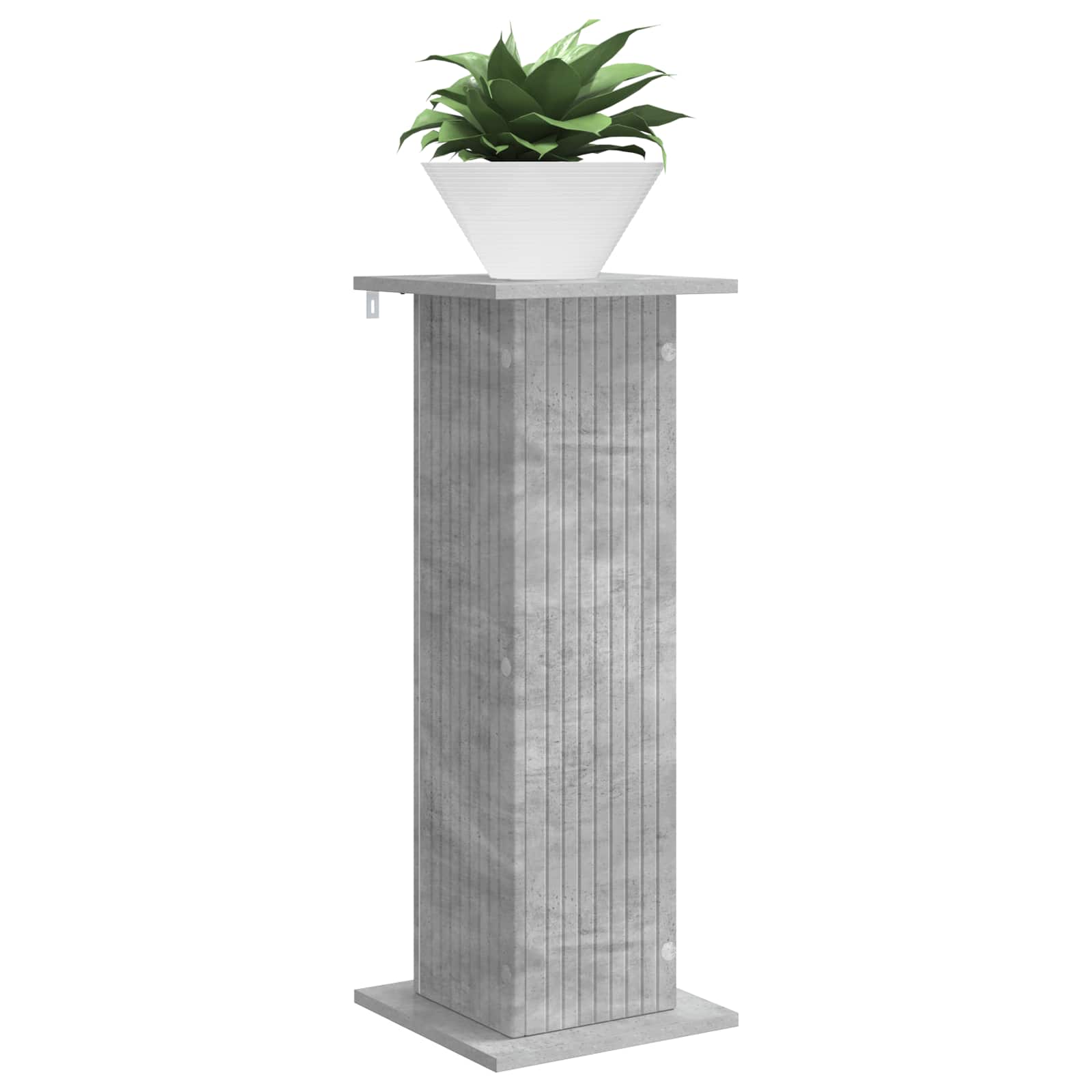 Stalak za biljke 2 pcs Betonska siva 30,5 x 30 x 80,5 cm
